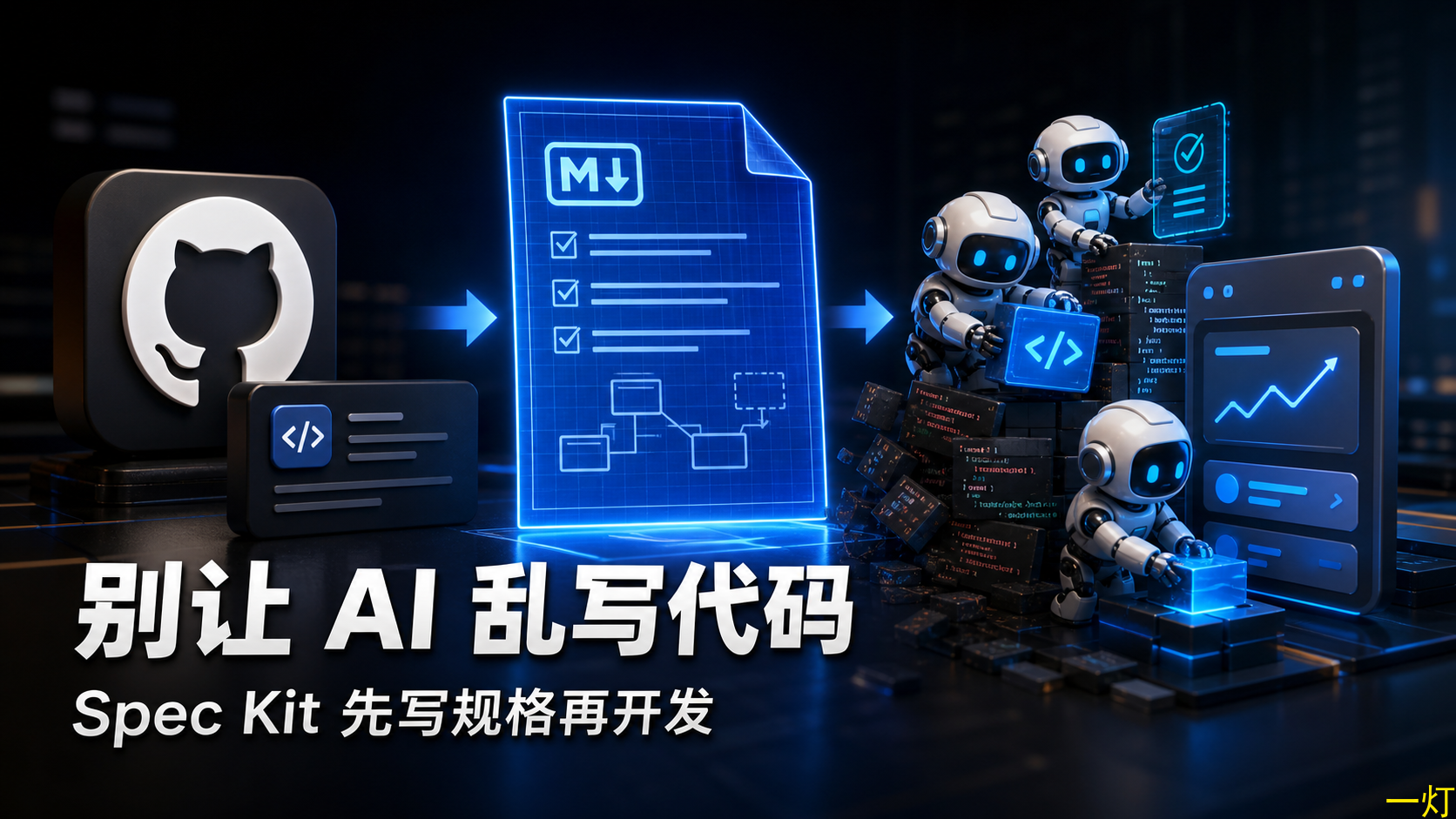 别再让 AI 乱写代码了:Spec Kit 把想法用规范流程变成产品 封面